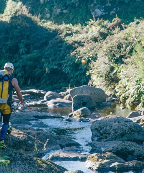 Contato 7 Canyoning on a water stream in São Jorge, Azores