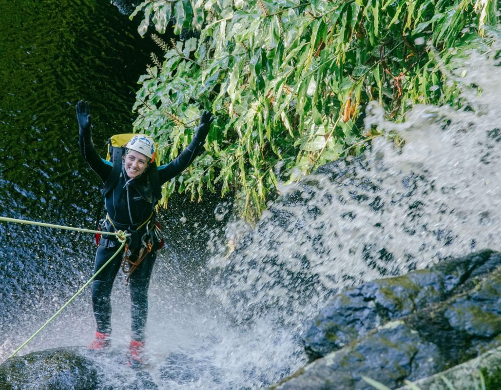 Canyoning in São Jorge, Azores
